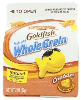 Pepperidge Farm Goldfish Crackers, Whole Grain, 2 Ounce (Pack of 48)  Packaged Wheat Snack Crackers  Grocery & Gourmet Food