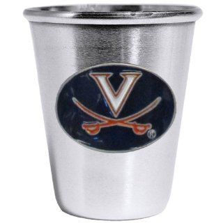 NCAA Virginia Cavaliers Steel Shot Glass  Sports Fan Kitchen Products  Sports & Outdoors