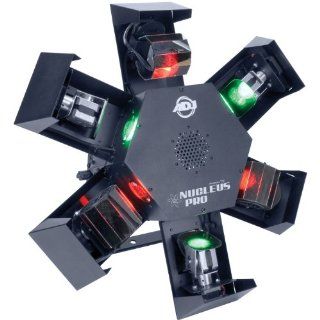 American Dj Supply Nucleus Pro Led Centerpiece Light With 6 Arms 3 Barrel And 3 Scanning Mirrors Musical Instruments