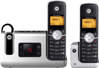 Motorola DECT 6.0 Cordless Phone with 2 Handsets, Digital Answering System and DECT 6.0 Headset L903  Cordless Telephones  Electronics