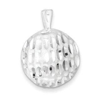 925 Sterling Silver Golf Ball Charm 27mmx20mm Jewelry