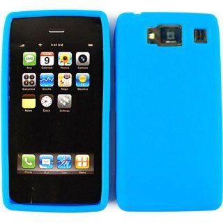 For Motorola Droid Razr Hd Xt926 Blue Soft Rubberized Skin Accessories Cell Phones & Accessories