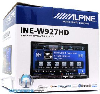 Alpine INE W927HD 7" Touchscreen Navigation Receiver w/ Bluetooth & HD  Vehicle Receivers  GPS & Navigation