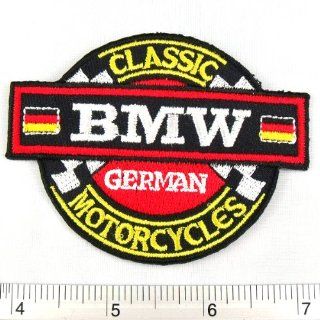 Classic BMW Germany Racing Car Team Iron on Patch Embroidered Racing DIY T shirt Jacket 2.5x3.25" 