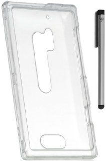 Clear Hard Cover Case with ApexGears Stylus Pen for Nokia Lumia 928 by ApexGears Cell Phones & Accessories
