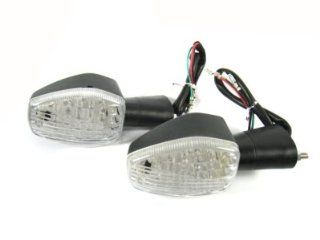 Moto 777 Black Turn Signal Lights Indicators LED (Set of 2) for Honda CBR600RR CBR 929 954 Automotive