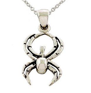 Sterling Silver Spider Pendant Pendant Slides Jewelry