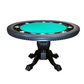 Nighthawk Round Poker Table in Green10  Bbo Poker Table  Sports & Outdoors