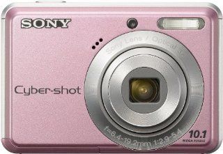 Sony Cyber shot DSC S930 10 MP Digital Camera with 3x Optical Zoom, 2.4" LCD, Image Stabilization, Face Detection (Pink).  Point And Shoot Digital Cameras  Camera & Photo