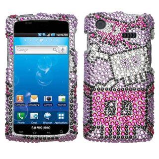 SAMSUNG i897 (Captivate) Robot Diamante Protector Cover Case Cell Phones & Accessories