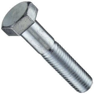 Class 10.9 Steel Hex Bolt, Zinc Blue Chromate Plated Finish, Hex Head, External Hex Drive, Meets DIN 931, 35mm Length, Fully Threaded, M8 1.25 Metric Coarse Threads, Imported (Pack of 100) Cap Screws And Hex Bolts