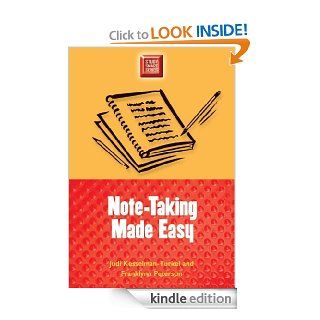 Note Taking Made Easy (Study Smart Series) eBook Judi Kesselman Turkel Kindle Store