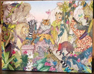 Jungle Animals By Jan Brett Jigsaw Puzzle #935 Toys & Games
