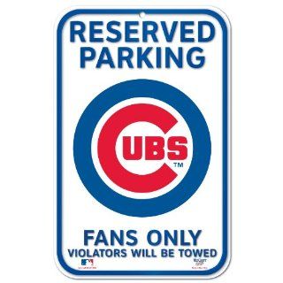 MLB Chicago Cubs 11 by 17 Sign  Sports Fan Street Signs  Sports & Outdoors