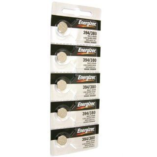 Energizer 394 Button Cell Silver Oxide SR936SW Watch Battery Pack of 5 Batteries Watches