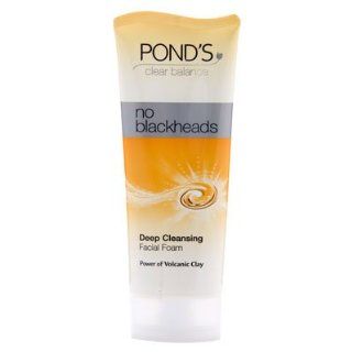 Pond's Clear Balance No Blackheads Deep Cleansing Facial Foam  100g  Pore Cleansers  Beauty