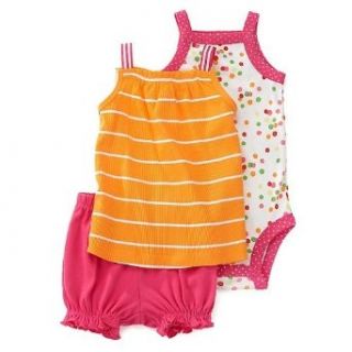 Layette Girl Oh So Fun   3 Piece Summer Set   Carter's 3M 6M 9M Infant And Toddler Clothing Sets Clothing