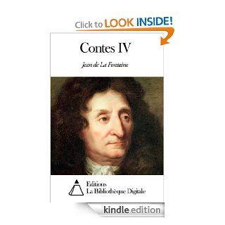 Contes IV (French Edition) eBook Jean de La Fontaine Kindle Store