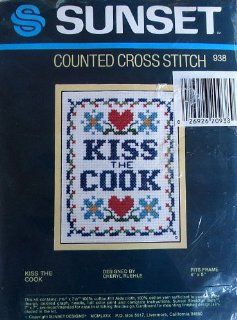 Jiffy Stitchery Counted Cross Stitch Kiss the Cook 1980 #938