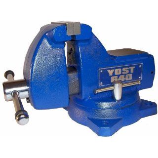 Yost Vises 640 4" Combination Pipe and Bench Mechanics Vise with 360 Degree Swivel Base Bench Vises