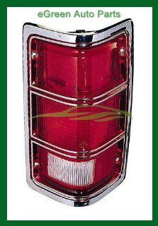88 92 Dakota Tail Light Lamp Left Driver w/Bright Rim Automotive