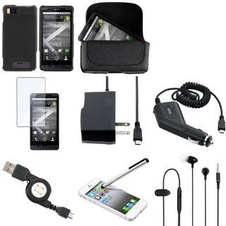 CommonByte 8 Accessory Bundle For Verizon Motorola Droid X Charger Cell Phones & Accessories