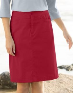 Orvis Women's Brushed Stretch  Cotton L pocket Skirt Clothing