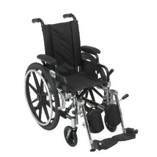 Viper Wheelchair with Various Flip Back Desk Arm Styles and Front Rigging Options Health & Personal Care