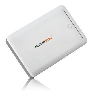 Floureon 14000mAh Portable Backup Battery Charger Power Bank Mobile Power Source with LED Flashlight for iPhone 5S 5C 5 4S 4, iPad 2 3 4 MINI, iPod Touch Nano, Blackberry Bold Curve Torch Z10, Google Glass Nexus 4 7 10, HTC EVO One Incredible Droid DNA, LG