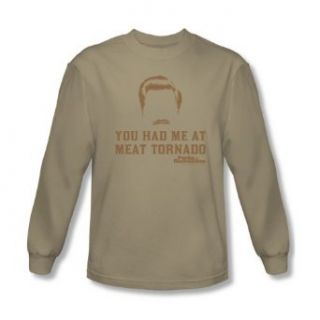 Mens PARKS & REC Long Sleeve MEAT TORNADO T Shirt Tee Size M 2XL Clothing