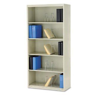 HON J625CNQ   600 Series Jumbo Open File, 5 Shelf, Steel, Legal, 36w x 16 3/4d x 75 7/8h, Gray   Bookcases