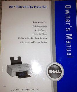Dell Photo All in one Printer 924 Owner's Manual 