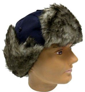 Blue Water Resistant Bomber Hat with Fur Lining & Ear Flaps Toys & Games