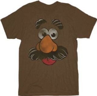 Mr. Potato Head El Grande Face Hasbro Brown T shirt Tee Novelty T Shirts Clothing