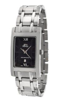 gino franco Men's 926BK Stainless Steel Bracelet Watch at  Men's Watch store.