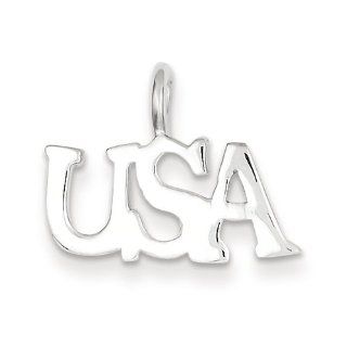 Sterling Silver USA Charm Clasp Style Charms Jewelry
