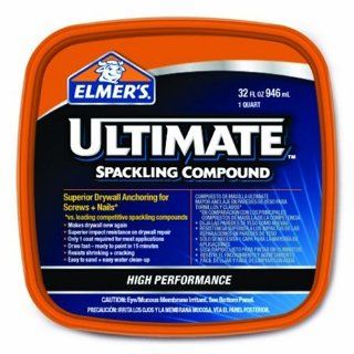 Elmer's E952 Ultimate Spackling Compound 1 Quart   Wall Surface Repair Products  