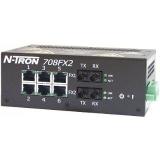 N tron Fully Managed Industrial Ethernet Switch 708FX2 ST