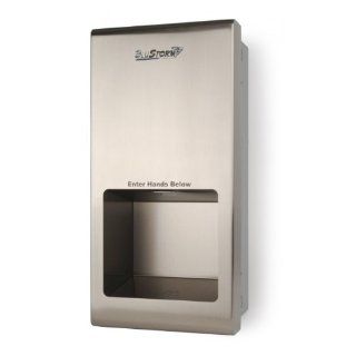 BluStorm HD955 Recessed High Speed Brushed Stainless Steel Hand Dryer   110/120V
