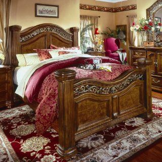 Wynwood Cordoba California King Mansion Bed in Burnished Pine 1635 955   Bedroom Furniture Sets