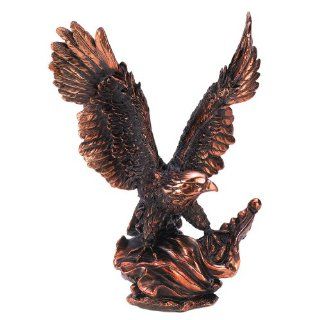 Gifts & Decor Majestic Eagle in Flight Bird Statue Figure Home Decor   Bronze Eagle