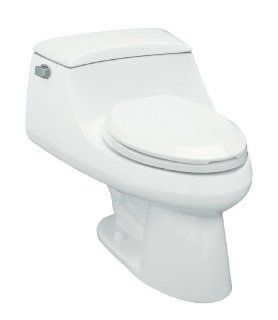 KOHLER K 3384 2 0 San Raphael Elongated Toilet, White   One Piece Toilets  