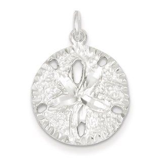 Sterling Silver Sanddollar Charm Jewelry