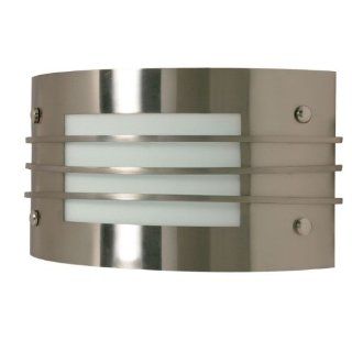 Nuvo Collection 1 Light 7" Brushed Nickel Vanity with Frosted Glass 60 936   Vanity Lighting Fixtures  
