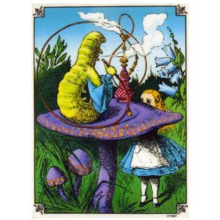 Alice In Wonderland   Hookah Worm Cling On Decal Automotive