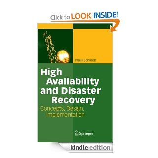 High Availability and Disaster Recovery eBook Klaus Schmidt Kindle Store