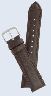 Men's Padded Genuine Leather Watchband Brown 18mm Watch Band JP Leatherworks Watches