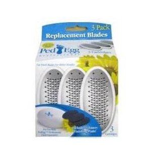 3 Pack of Ped Egg Replacement Blades  Beauty