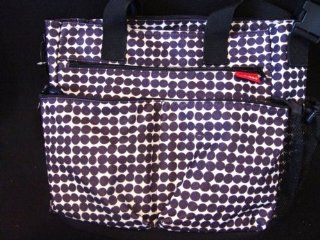 Skip Hop Diaper Bag Grey with Black Polka Dots 