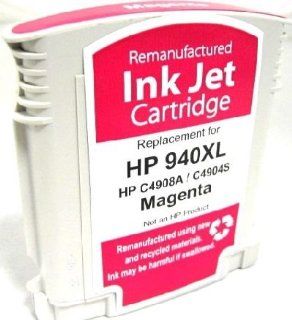 HouseOfToners HP 940XL   Remanufactured In USA C4908A C4904A Magenta Inkjet 8000 8500 (Alternative Replacement) Electronics
